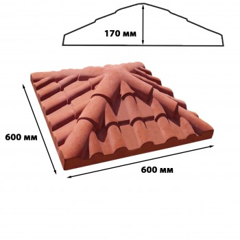 Крышка “Черепица 60” 